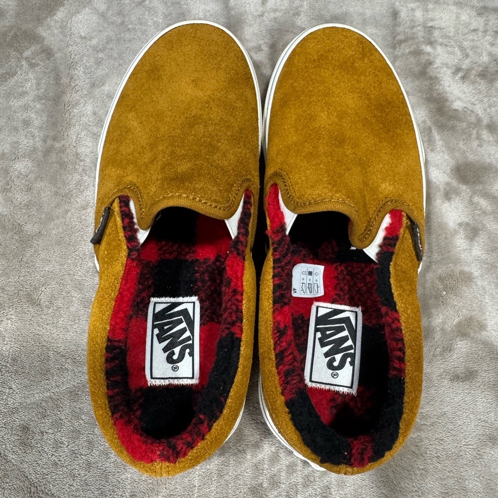 Vans Tan Slip-On Sneakers - Picture 6 of 13